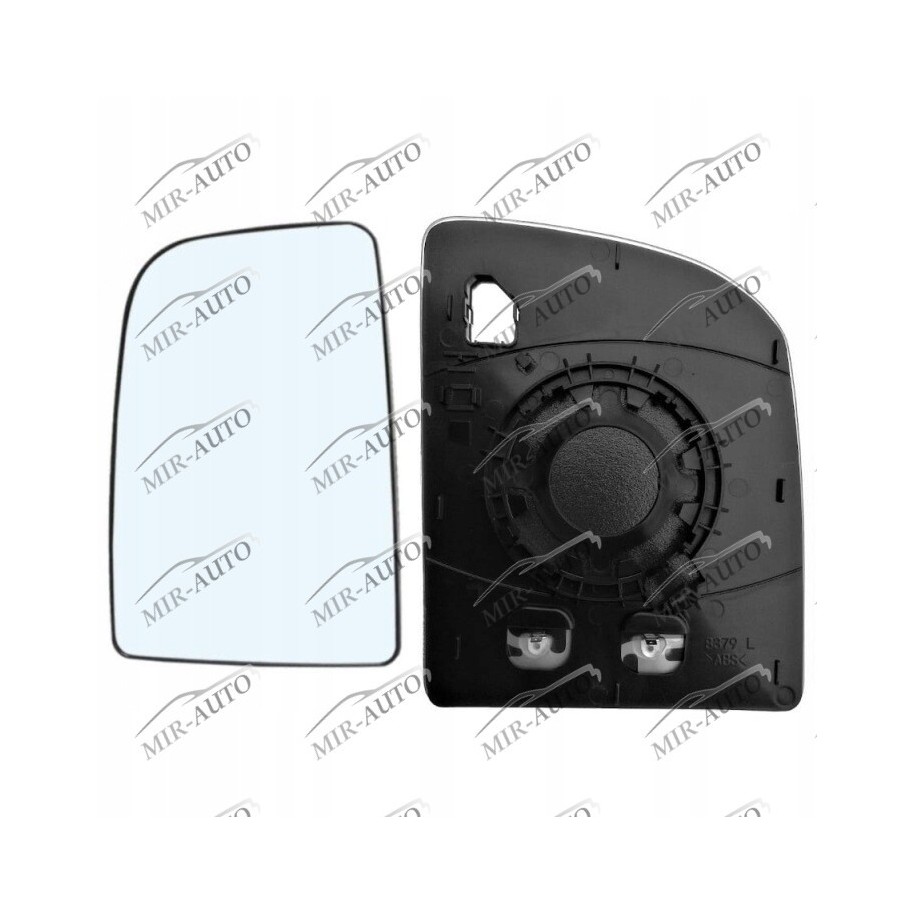 Door mirror glass base