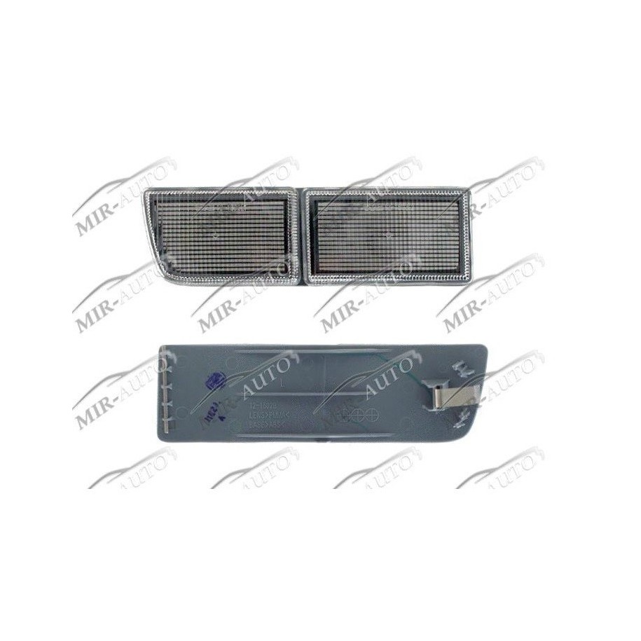 Front fog lamp blende