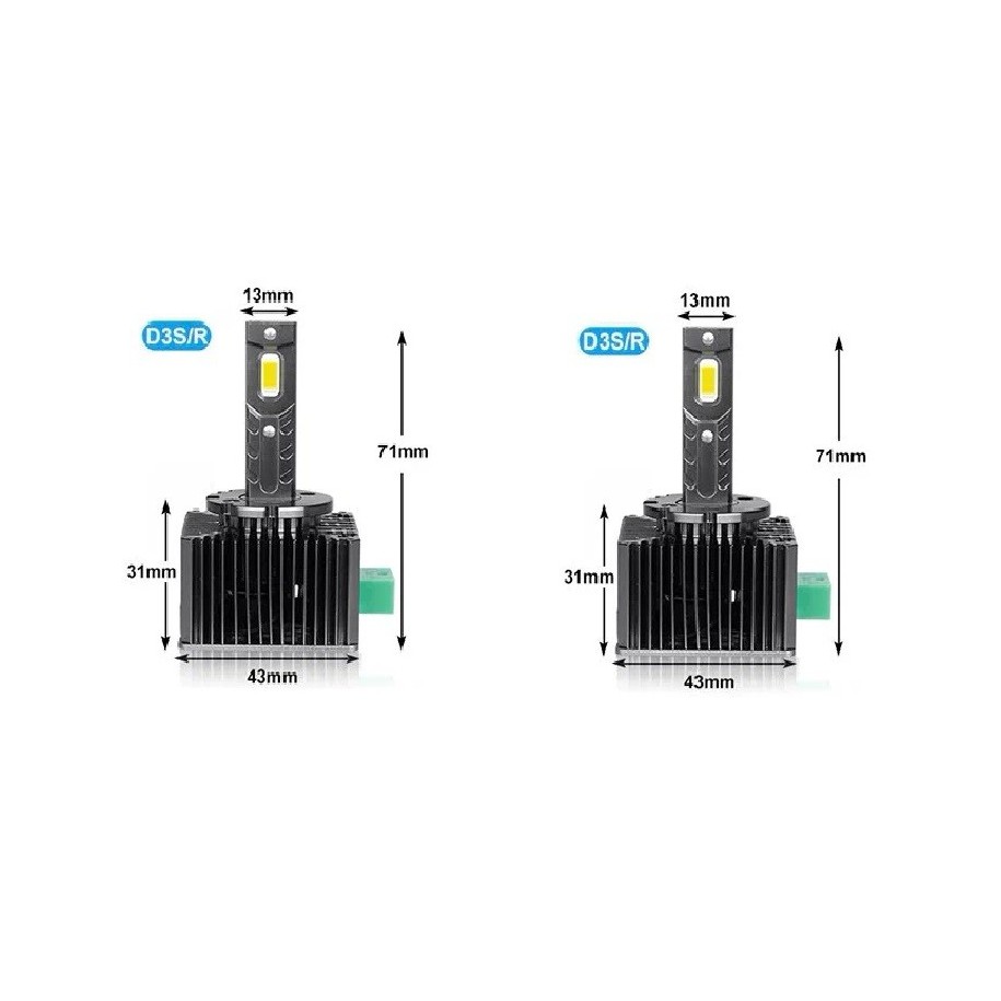 Lemputės D3S, 12/24V, 35W,5500K LED