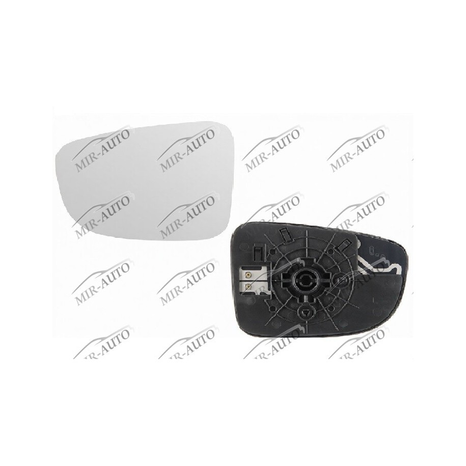 Door mirror glass base