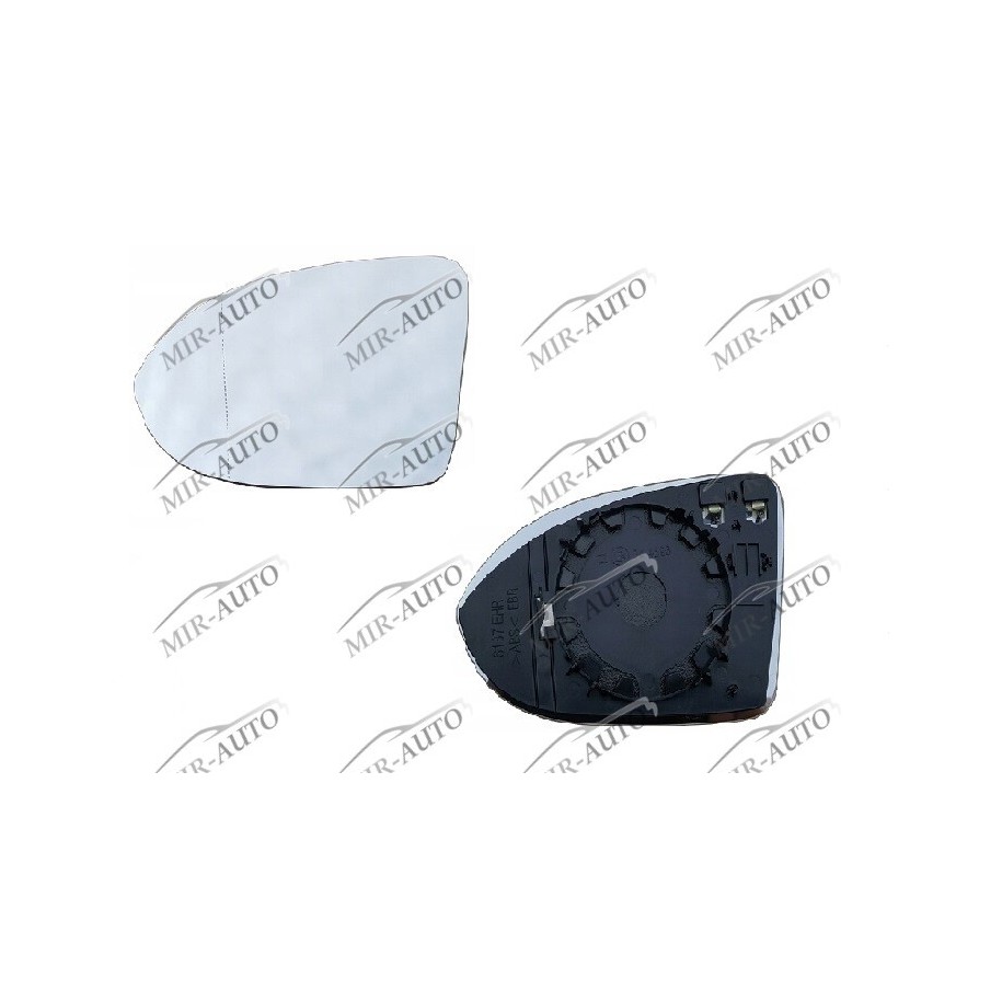 Door mirror glass base
