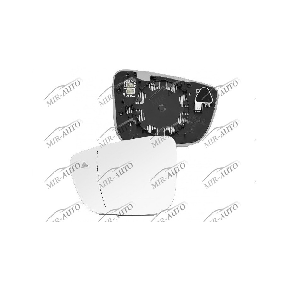Door mirror glass base