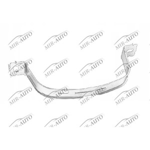 Fuel tank strap set